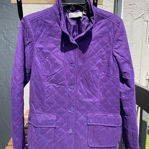 Liz Claiborne Purple button up jacket size women’s medium